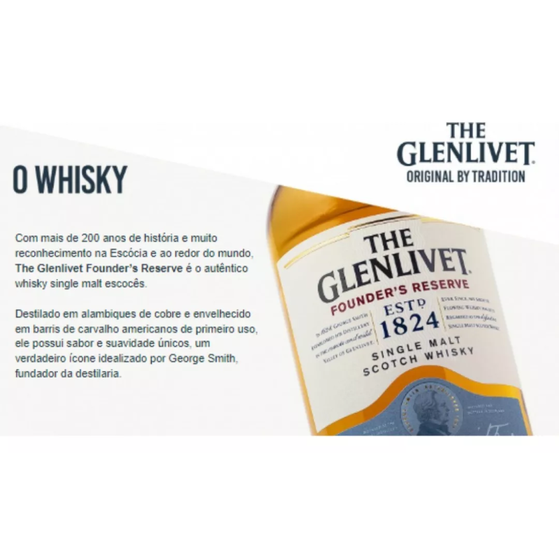 Whisky The Glenlivet Single Malt Founder's Reserve 750ml