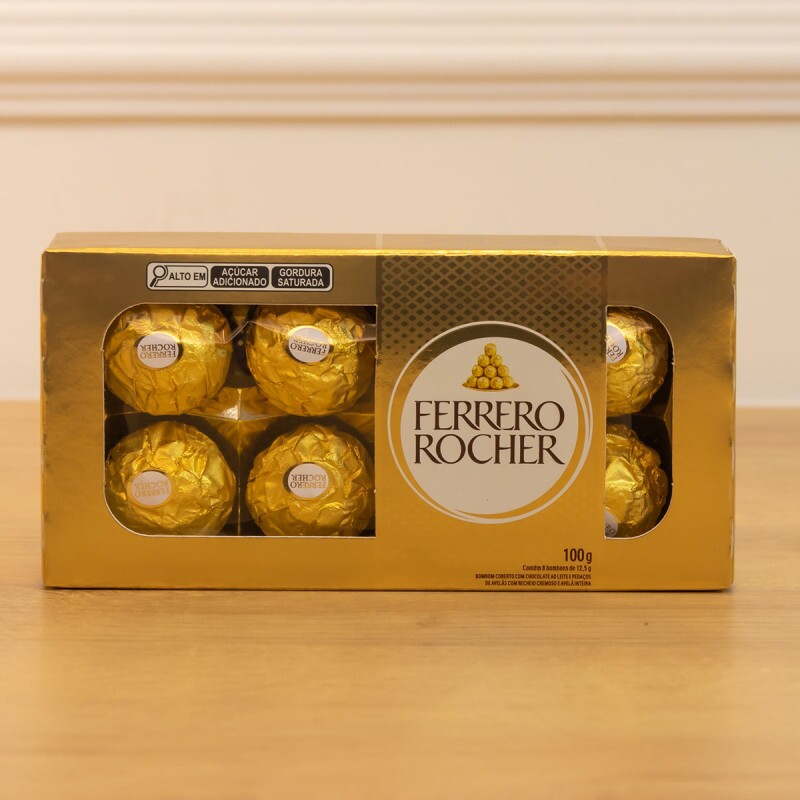 Ferrero Rocher - Caixa com 08 unidades